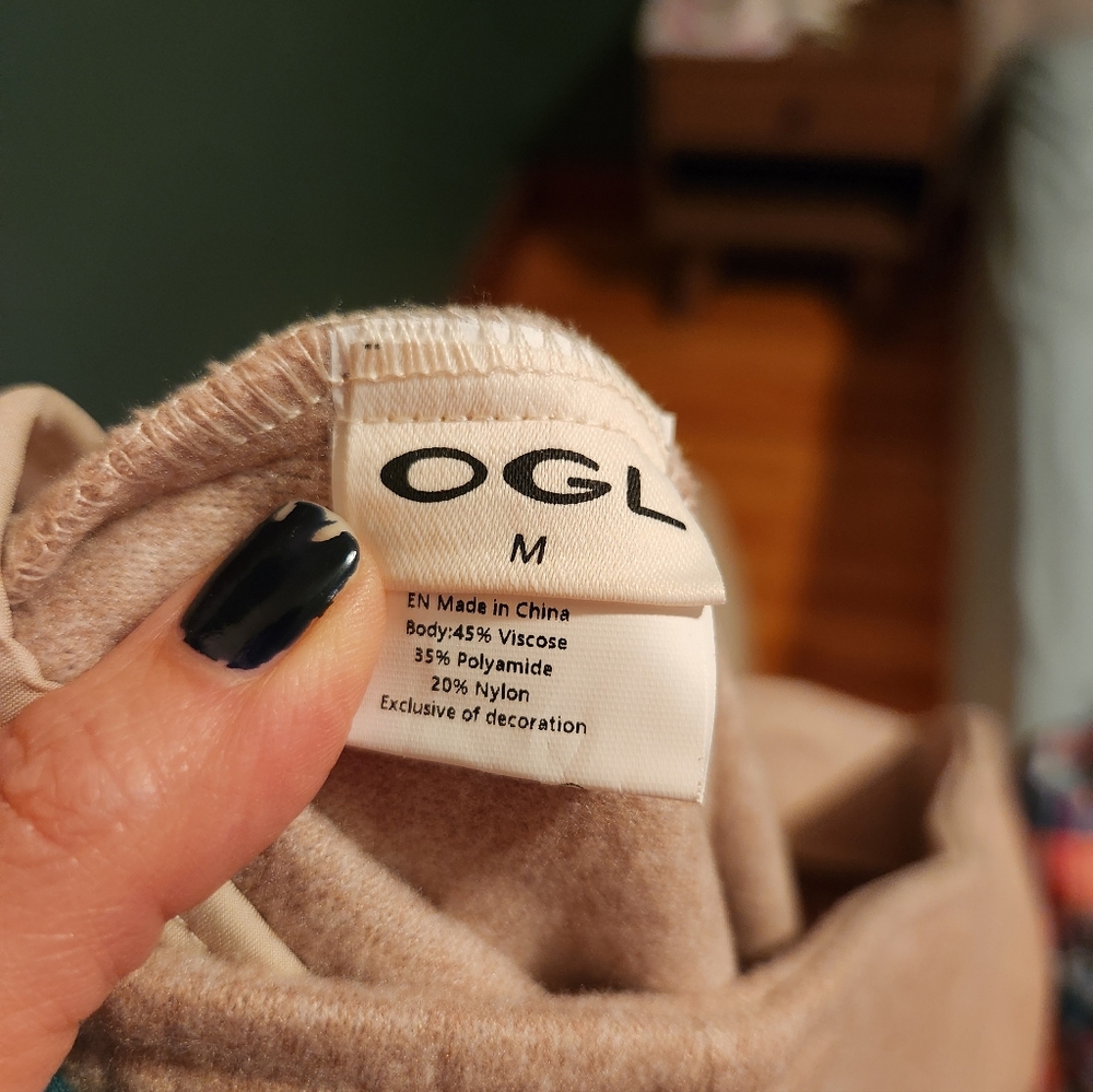 OGL Cream Midi Skirt Size M - Picture 3 of 3